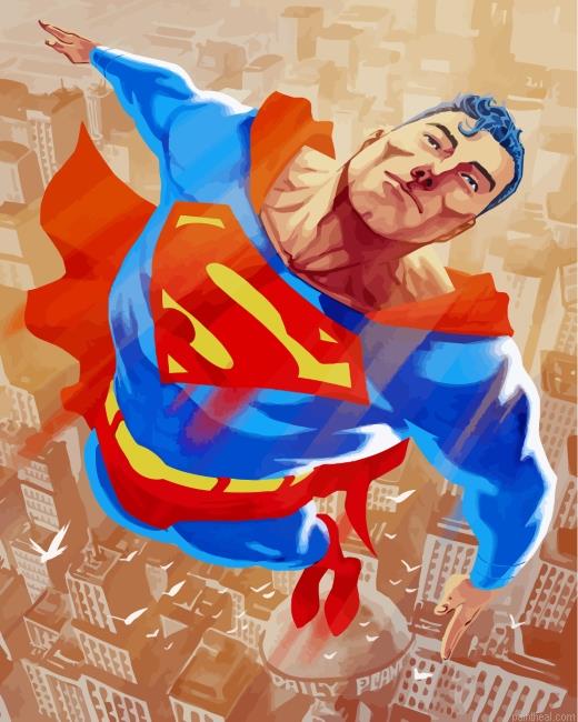 Super man painting by numbers.jpeg