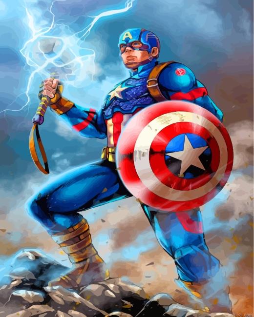 Superhero captain america painting by numbers.jpeg
