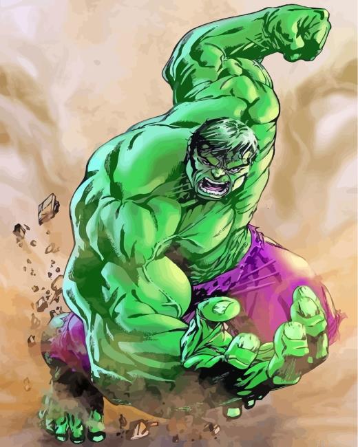 Superhero hulk painting by numbers.jpeg