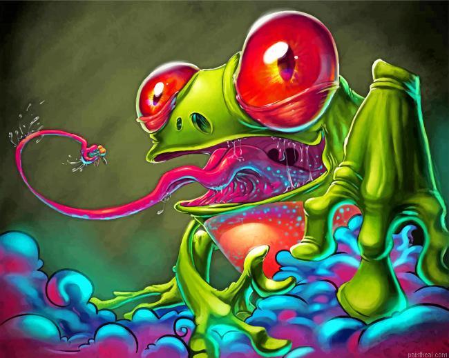 The frog art painting by numbers.jpeg
