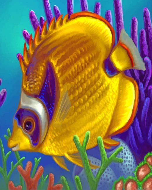 Tropical yellow fish painting by numbers.jpeg