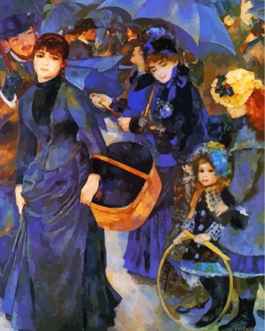 Umbrellas by pierre auguste renoir painting by numbers.jpeg
