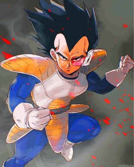 Vegeta saiyan painting by numbers.jpeg
