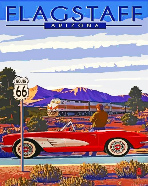 Vintage route 66 painting by numbers.jpeg