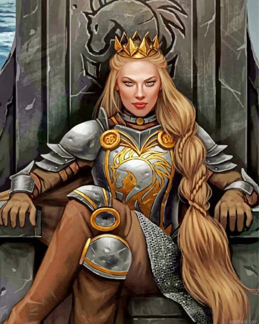 Warrior queen art painting by numbers.jpeg