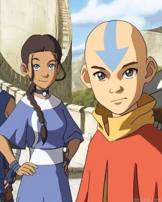 Aang and katara painting by numbers.jpeg