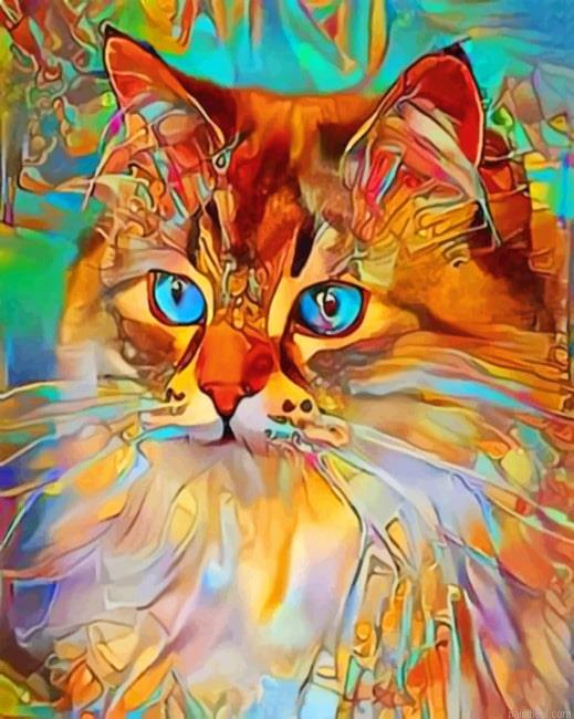 Abstract cat animals painting by numbers.jpeg