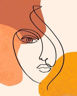 Abstract shapes face line art painting by numbers.jpeg