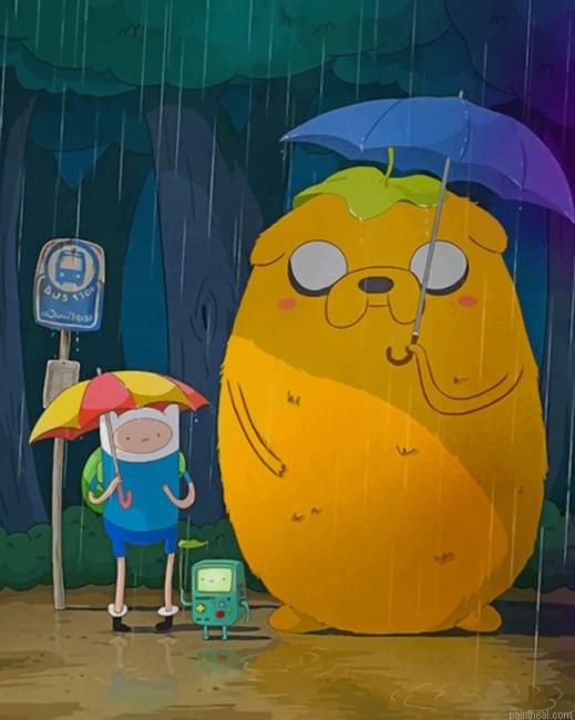Adventure time totoro new painting by numbers.jpeg