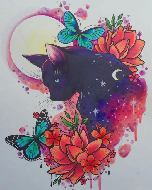Aesthetic cat art painting by numbers.jpeg