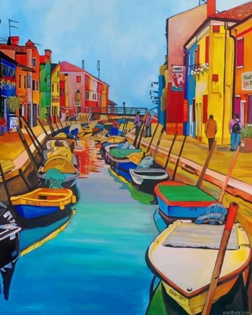 Aesthetic colorful canal new painting by numbers.jpeg