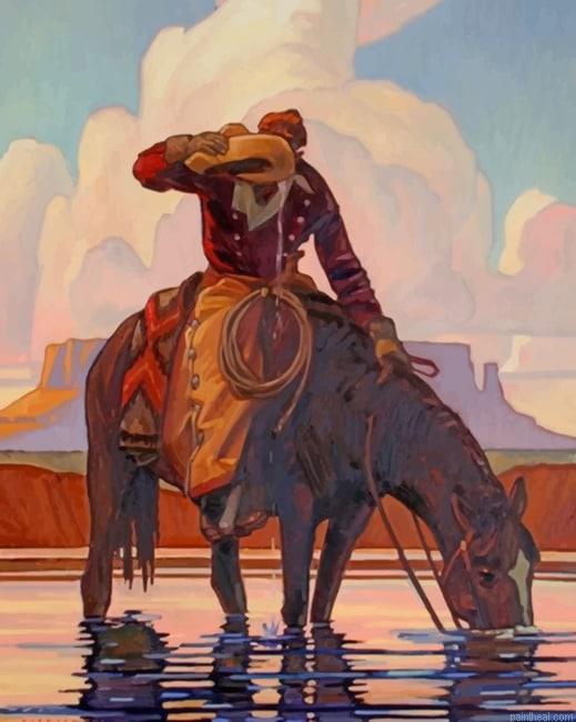 Aesthetic cowboy new painting by numbers.jpeg