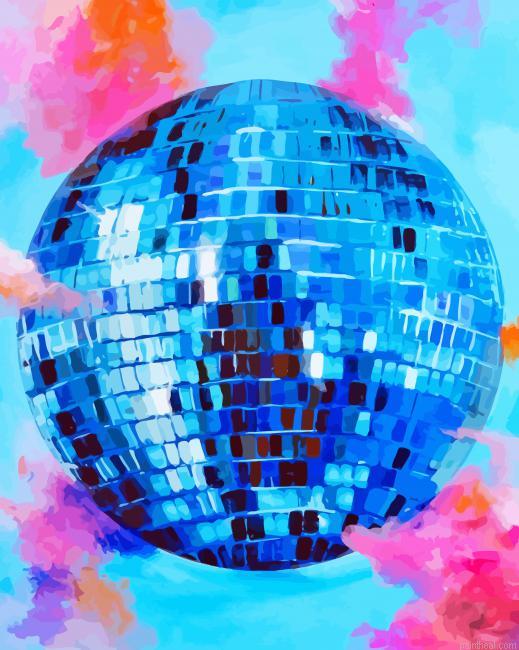 Aesthetic disco ball painting by numbers.jpeg