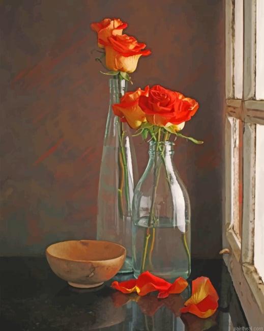 Aesthetic flowers in a glass bottles painting by numbers.jpeg