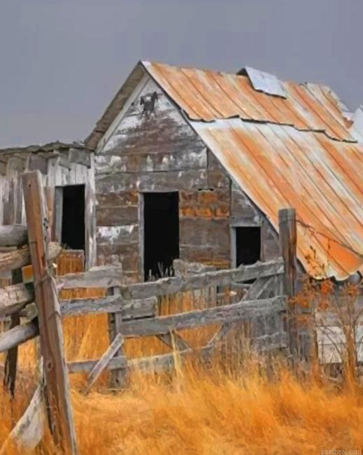Aesthetic vintage barn new painting by numbers.jpeg