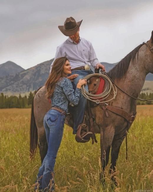 Aesthetic western couple new painting by numbers.jpeg