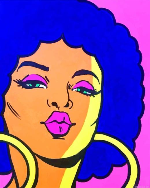 African girl pop art new painting by numbers.jpeg