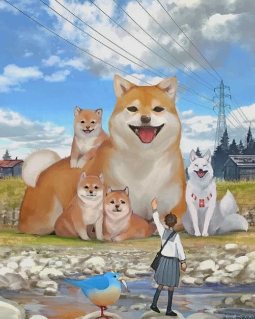 Anime giant dogs new painting by numbers.jpeg