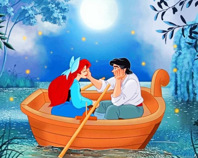 Ariel and prince on boat new painting by numbers.jpeg