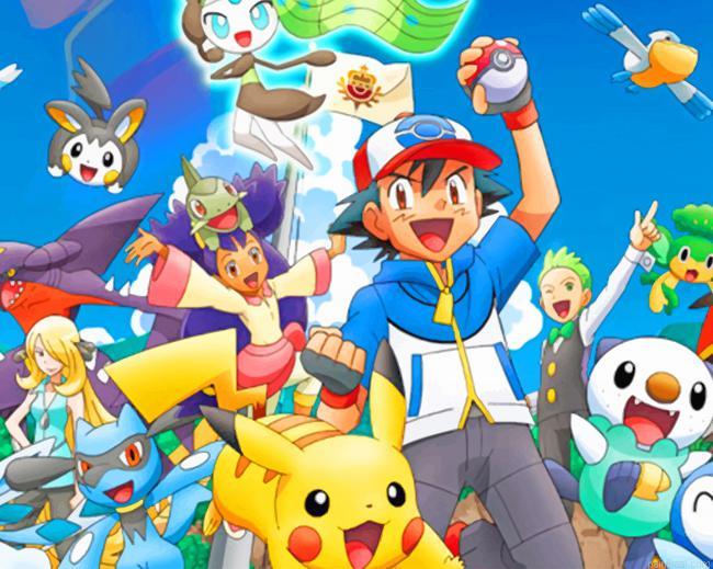 Ash ketchum pokemon animation painting by numbers.jpeg