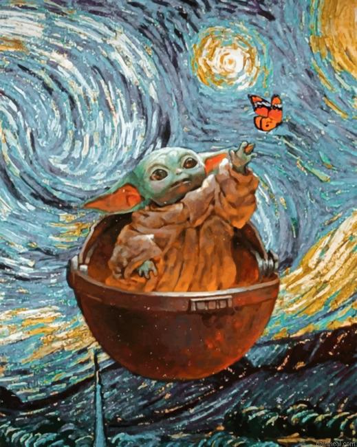 Baby yoda starry night painting by numbers.jpeg
