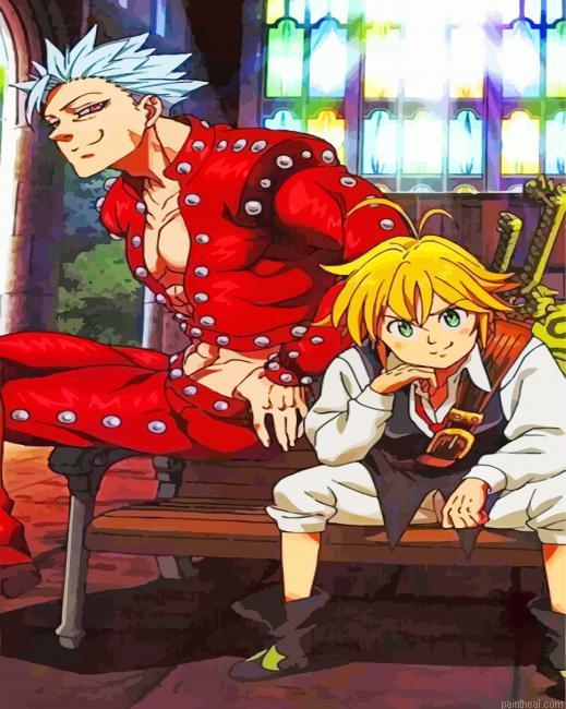 Ban and meliodas painting by numbers.jpeg