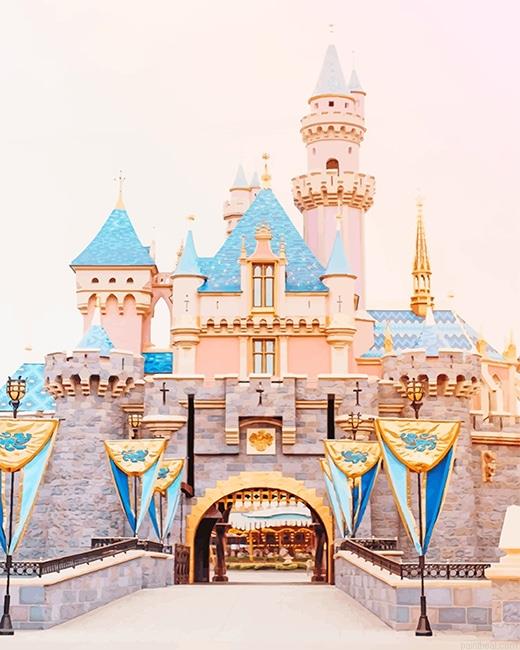 Beautiful disney castle painting by numbers.jpeg