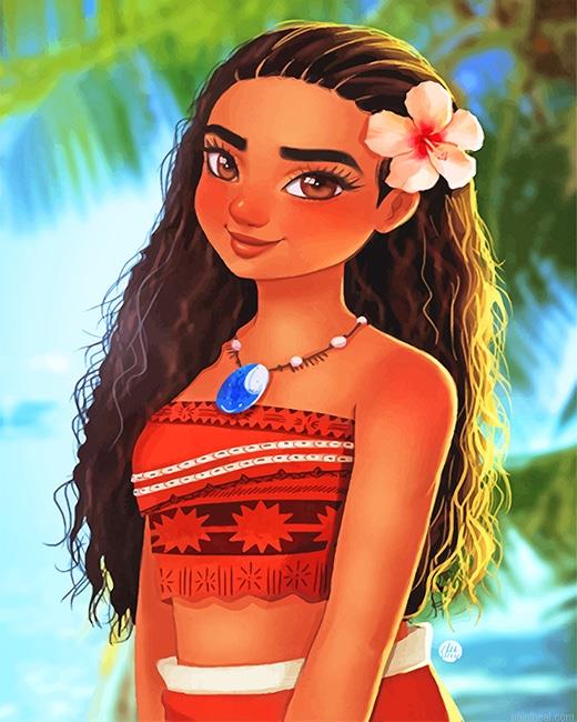 Beautiful princess moana painting by numbers.jpeg