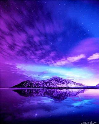 Beautiful purple sky painting by numbers.jpeg