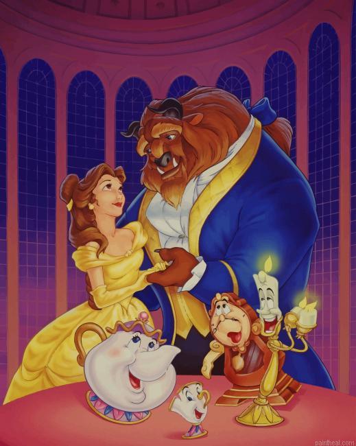 Beauty and the beast disney dancing painting by numbers.jpeg