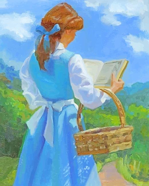 Belle disney princess reading book painting by numbers.jpeg