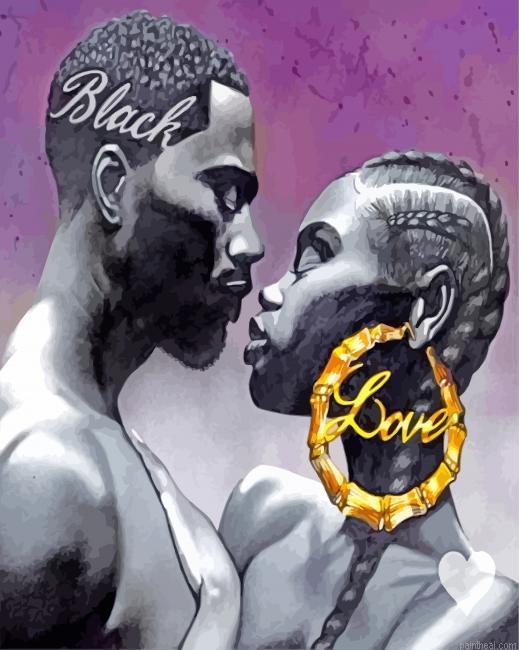 Black couple in love painting by numbers.jpeg