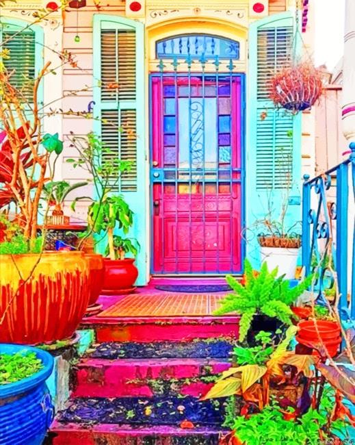 Bohemian door colorful painting by numbers.jpeg