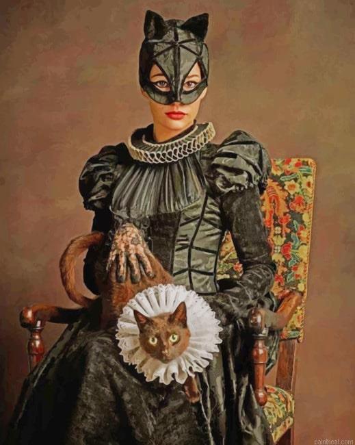 Cat woman from the elizabeth age new painting by numbers.jpeg