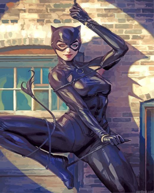 Cat woman painting by numbers.jpeg