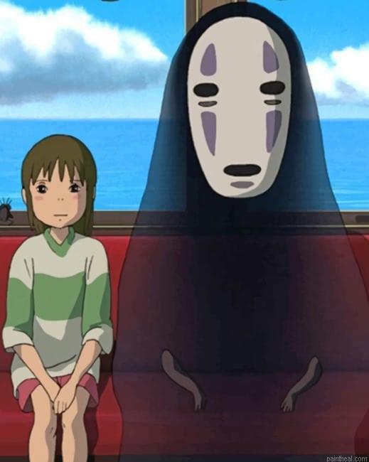 Chihiro and no face new painting by numbers.jpeg