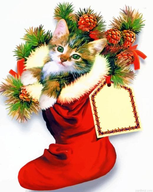 Christmas kitty animals painting by numbers.jpeg