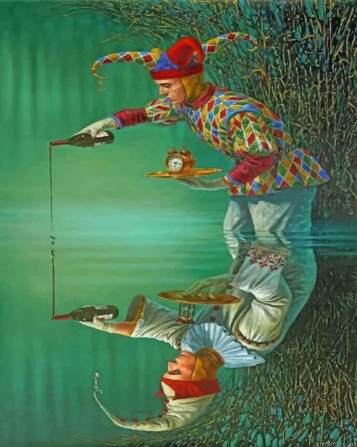 Clown water reflection painting by numbers.jpeg