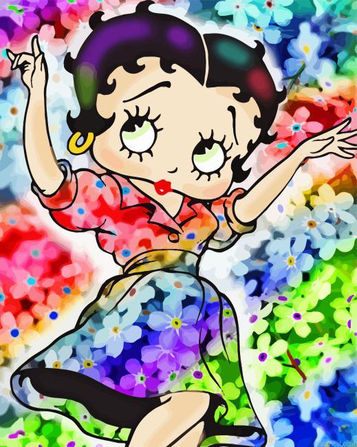 Colorful betty boop painting by numbers.jpeg