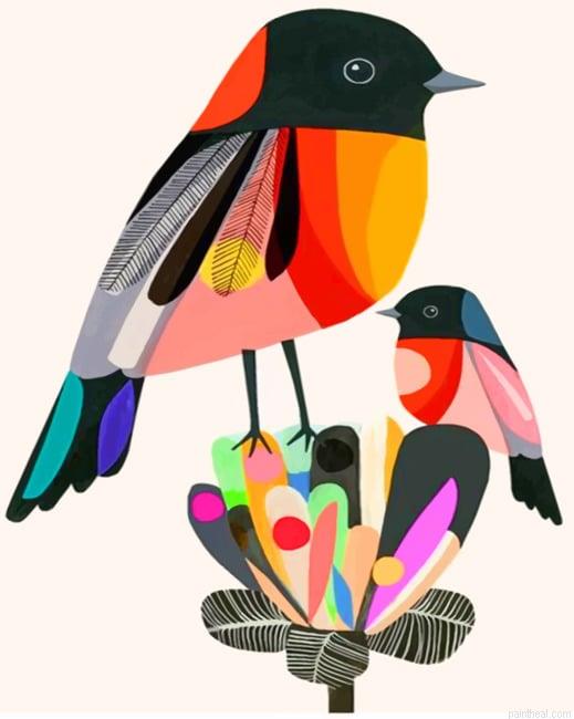 Colorful birds animals painting by numbers.jpeg