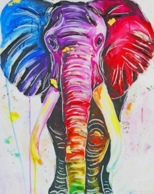 Colorful elephant art painting by numbers.jpeg