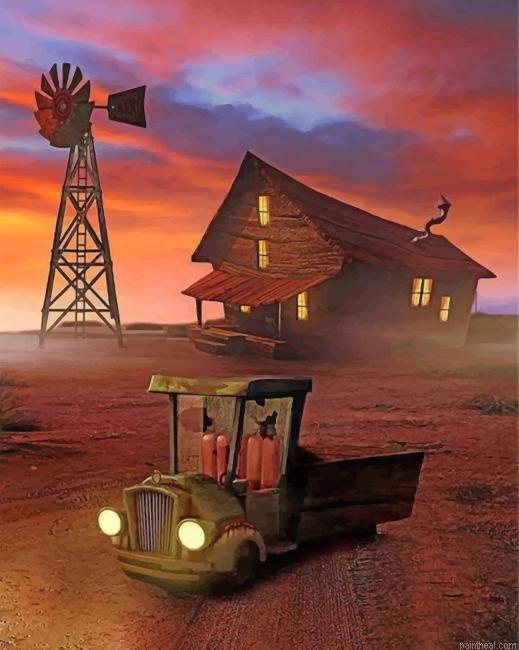 Courage the cowardly dog house painting by numbers.jpeg