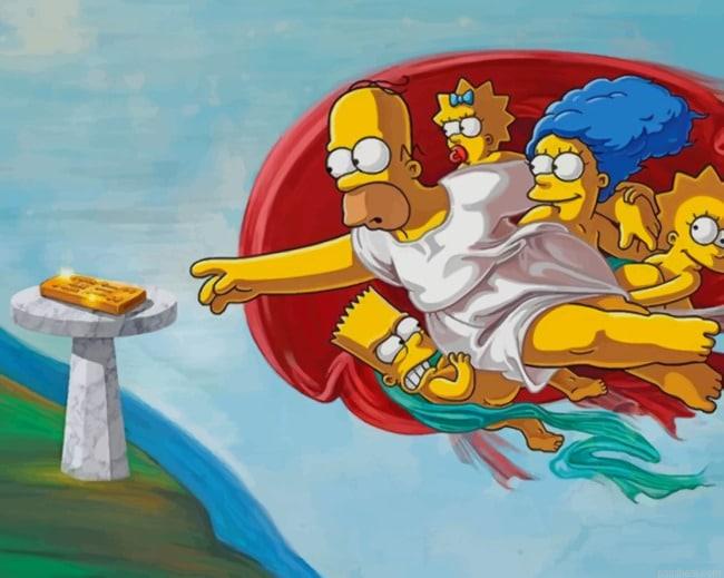 Creation of the simpson new painting by numbers.jpeg