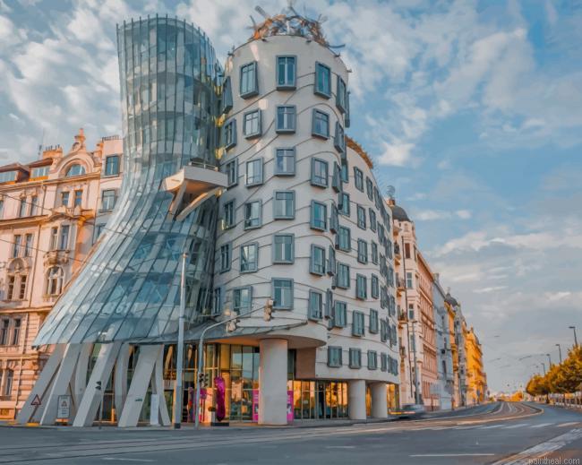 Dancing house prague painting by numbers.jpeg
