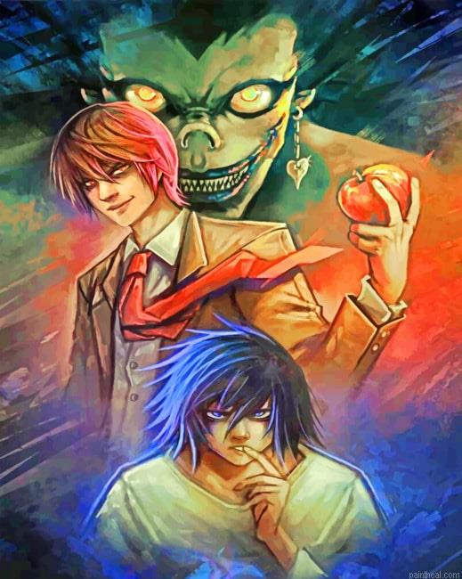 Death note animes painting by numbers.jpeg