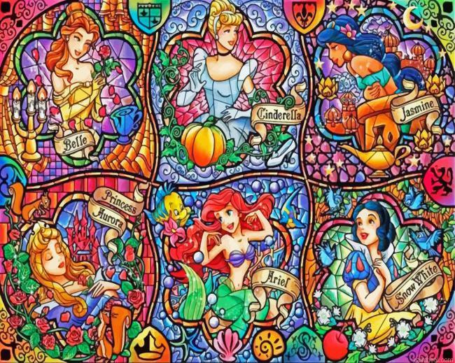 Disney princesses painting by numbers.jpeg