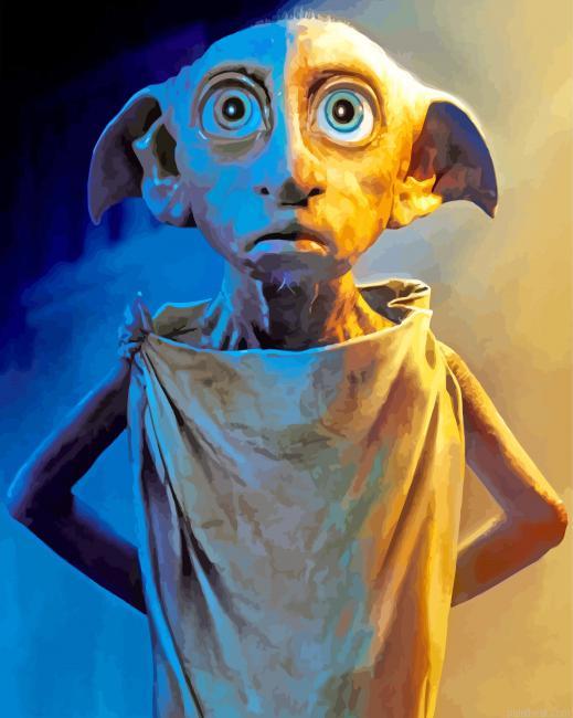 Dobby harry potter movie painting by numbers.jpeg