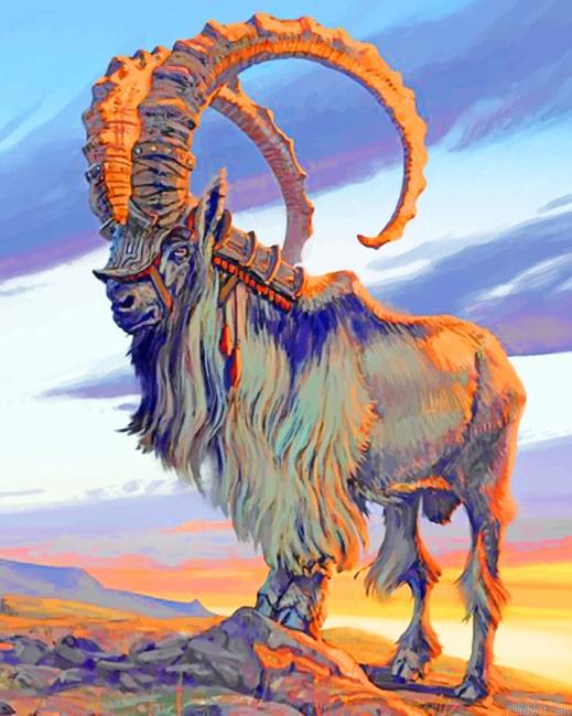 Fantastic goat animals painting by numbers.jpeg