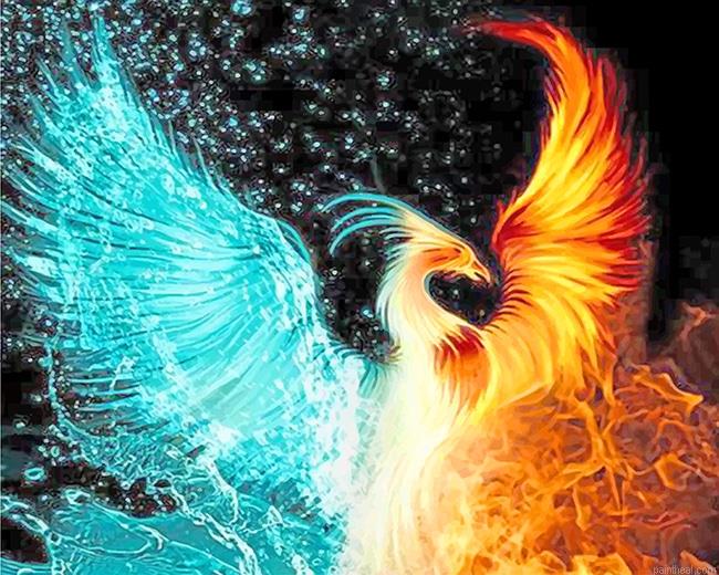 Fire and water phoenix painting by numbers.jpeg