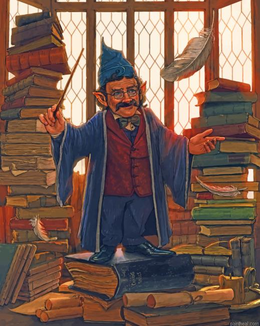 Flitwick harry potter painting by numbers.jpeg